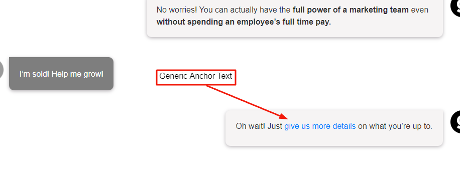 Generic Anchor Text