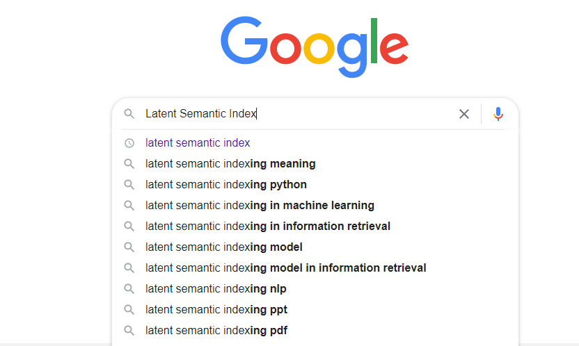 Latent Semantic Index