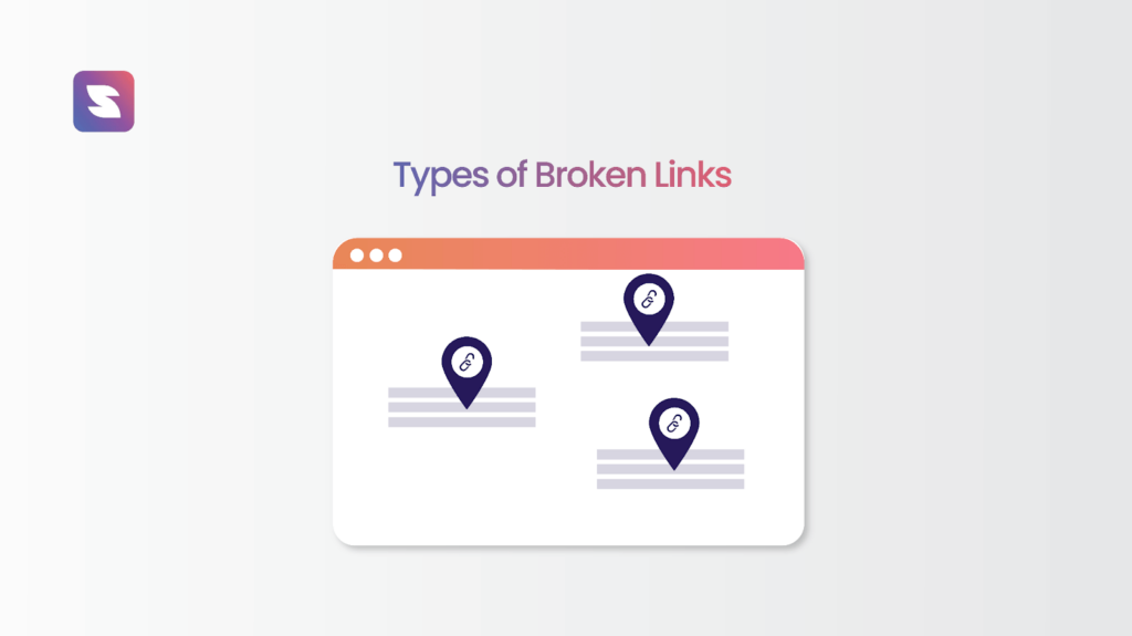 Types of broken links