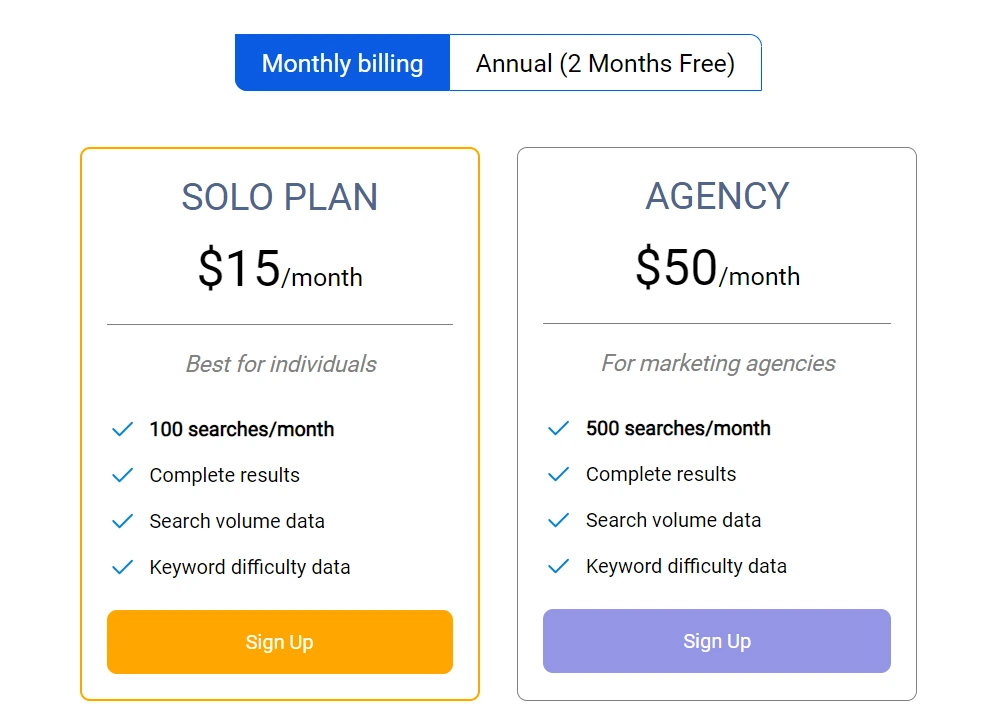 questiondb pricing