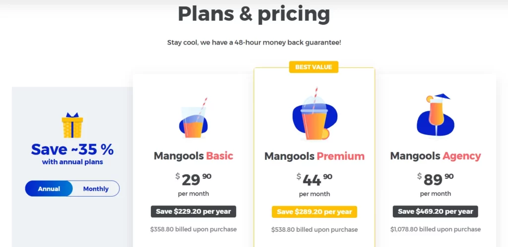 Mangools-Pricing
