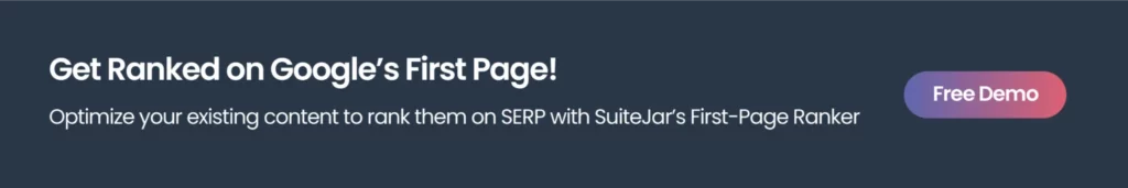Call to action prompting readers to sign up for suitejar