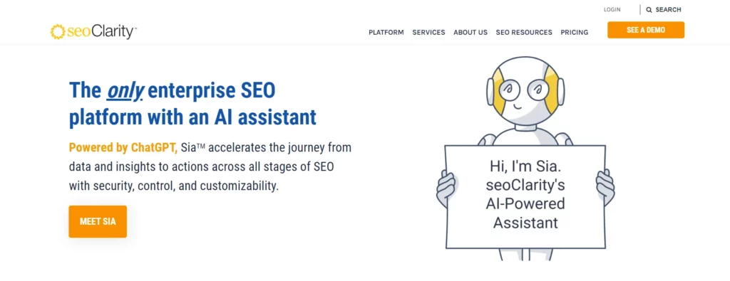 seoClarity home page