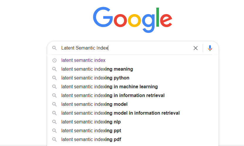 Latent Semantic Index
