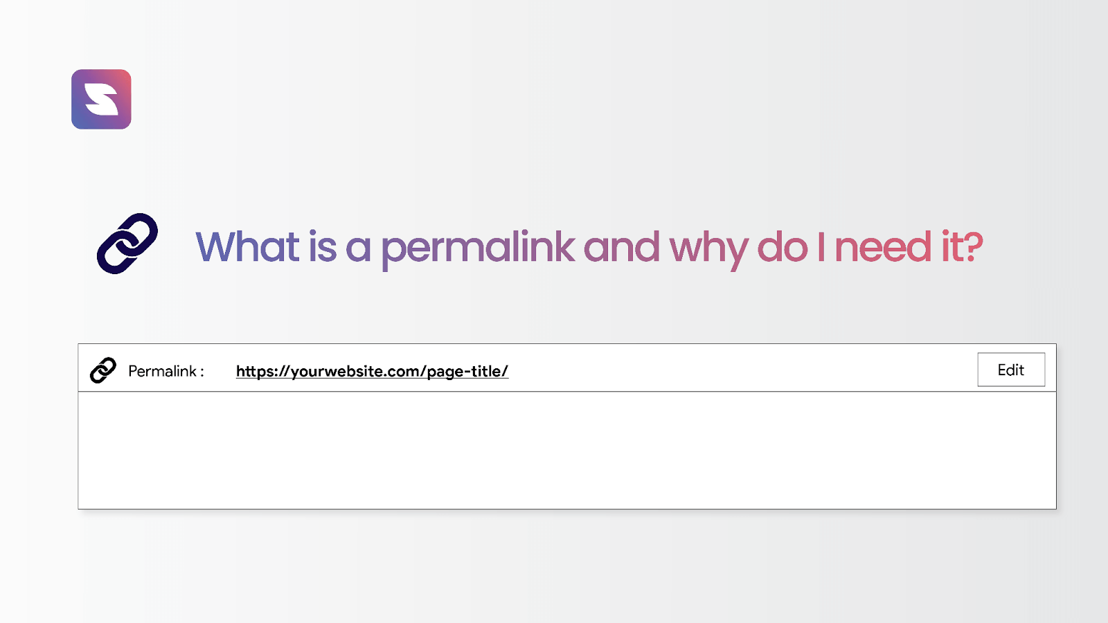 What is a permalink and Why do I need it?
