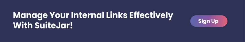 call to action for checking internal links with suitejar