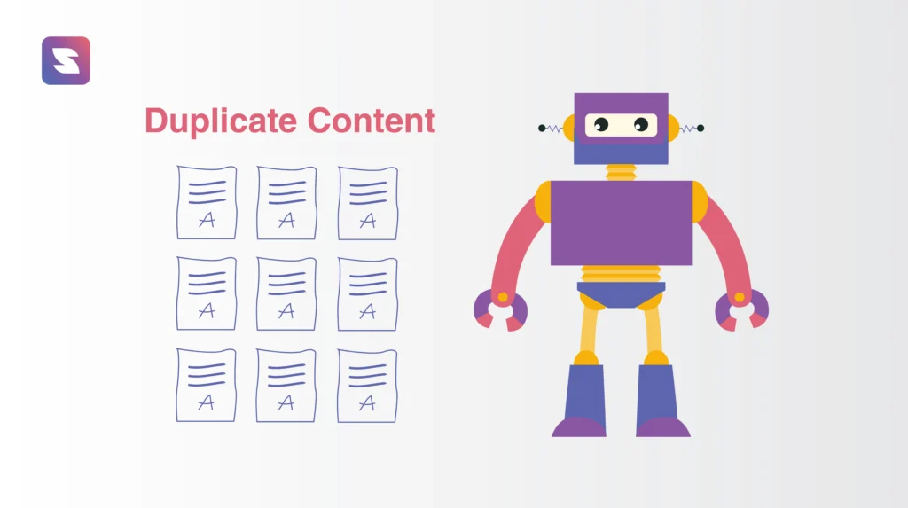 duplicate content in your website