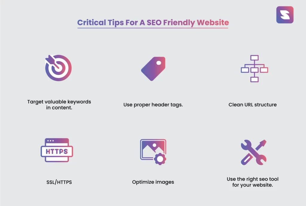 Tips for seo friendly website